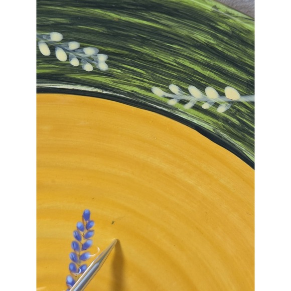 Hausenware by Mary Jane Mitchell 2001 Yellow Ceramic Serving‎ Bowl - Picture 3 of 11